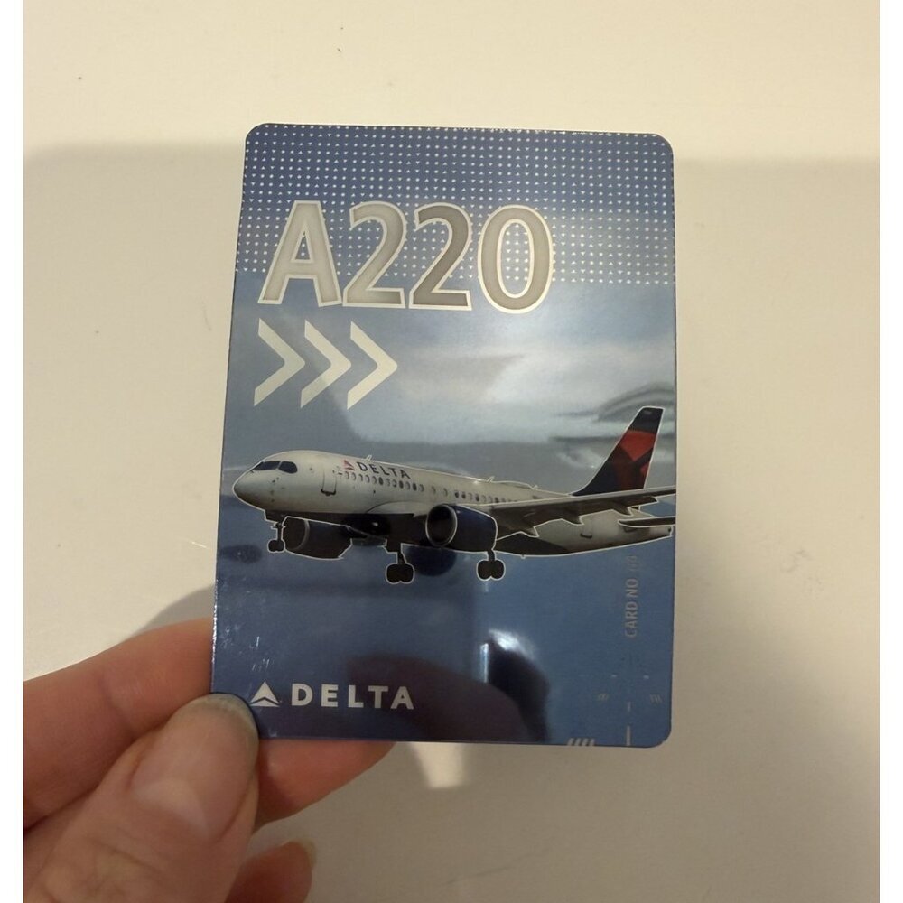 Delta A220 Trading Card